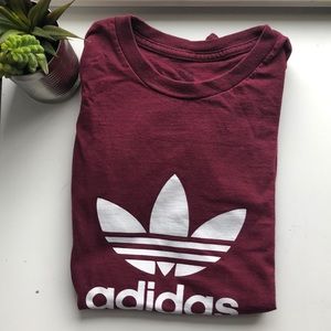 Maroon Adidas T-shirt
